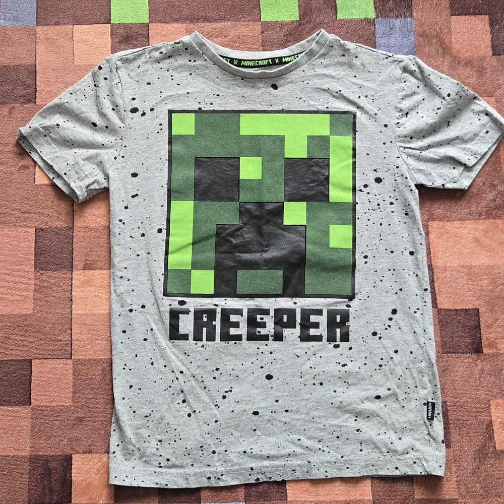 Boys (M) Gray Creeper Graphic T-Shirt